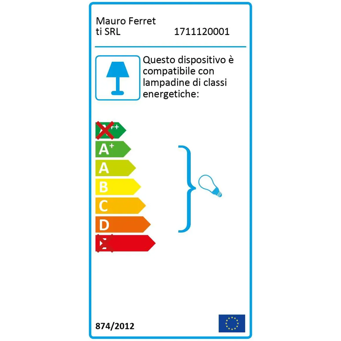 Lampada da Terra Bianco oro Necessarie 4 Lampadine Attacco e14, Interruttore Pedaliera - Famani