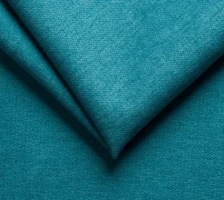 Letto Alla Francese Azzurro Sfoderabile Contenitore, Dimensione Materasso 120x190 cm Made in Italy - Bronte