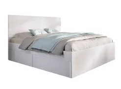 Letti Contenitore|Letti Alla Francese > Dmora Letto alla francese design 195x149cm - Casimir Bianco