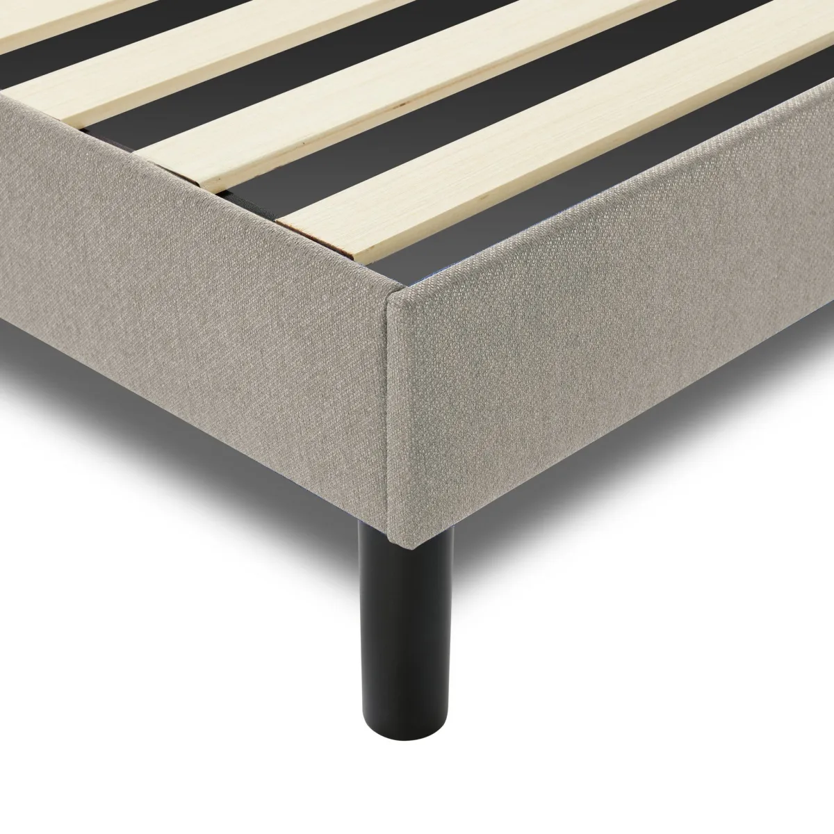 Letti Alla Francese > Dmora Letto alla francese design tortora 149x204cm - Ikelos Grigio Tortora