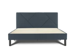 Letti Alla Francese > Dmora Letto alla francese Ikelos, 140x190 cm, Blu