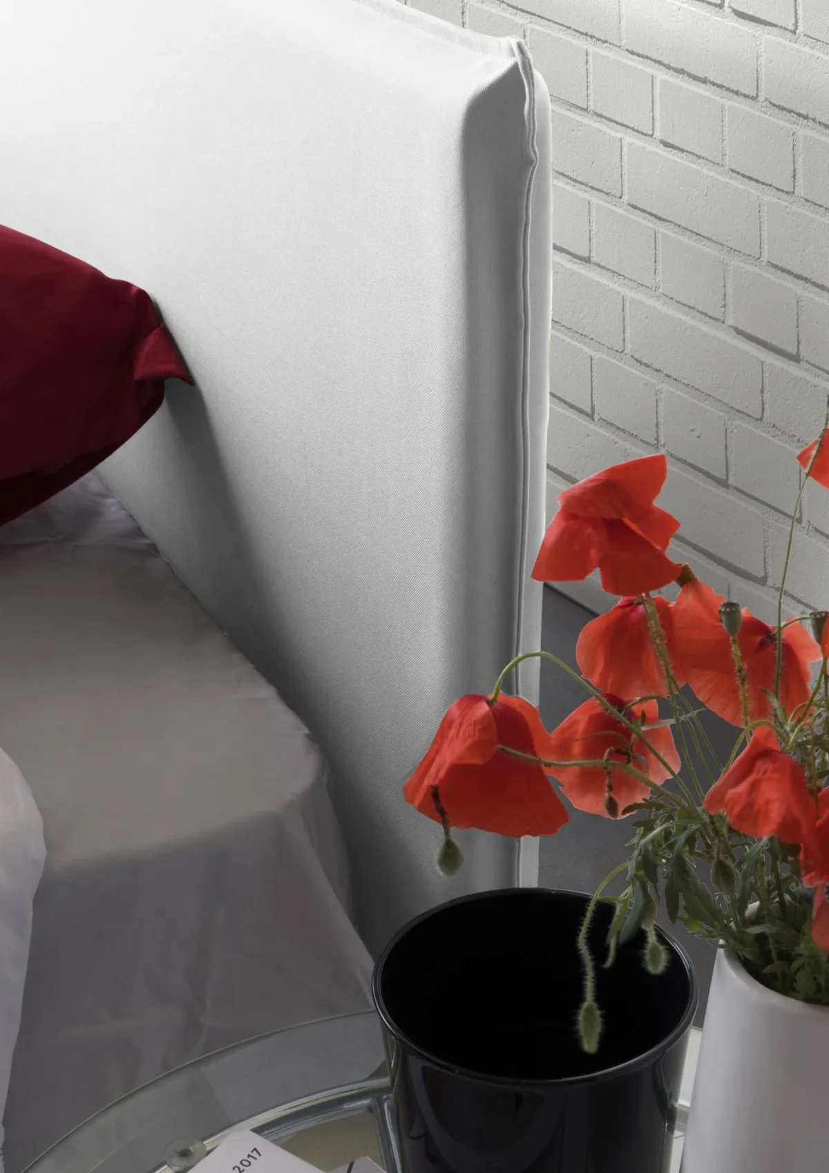 Letti Contenitore|Letti Alla Francese > Dmora Letto alla francese materasso incluso 155x215cm - Aros Bianco