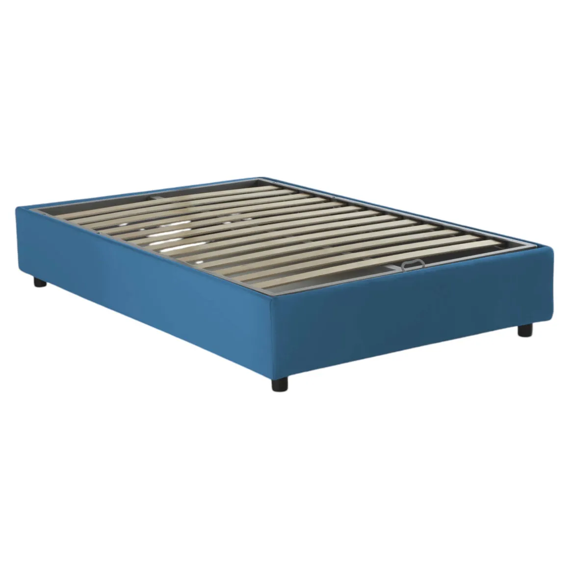 Letto alla francese salvaspazio blu 155x215cm - Alaksir