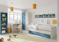Letto bambini 199x96cm azzurro - Art