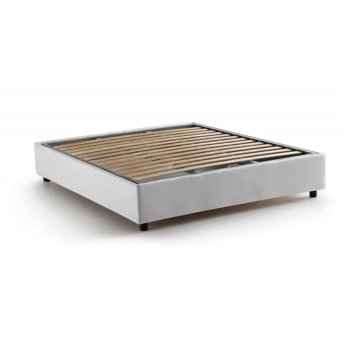 Letto francese minimal bianco 155x215cm - Arvic