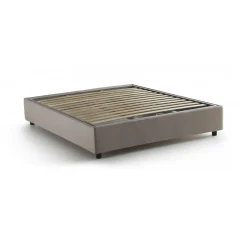 Letto francese minimal tortora 155x215cm - Arvic