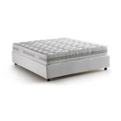 Letto francese sfoderabile bianco 155x215cm - Alaksir
