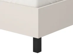 Letti Matrimoniali > Dmora Letto Matrimoniale Dimensione Materasso 160x200 cm Testiera Dettaglio Geometrico, Peso Supportato 200 kg - Coazze Beige