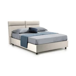 Letti Matrimoniali|Letti Contenitore > Dmora Letto Matrimoniale Sfoderabile Contenitore, Dimensione Materasso 160x190 cm Made in Italy - Arex Beige