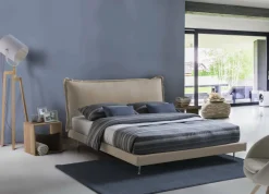 Letti Matrimoniali|Camera Da Letto > Dmora Letto matrimoniale 180x215cm sfoderabile - Pietersite Beige