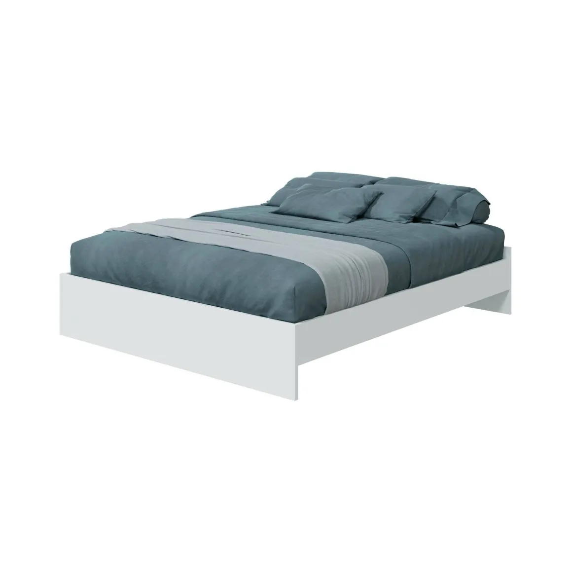 Letti Matrimoniali > Dmora Letto matrimoniale 199x210cm - Fusi Bianco