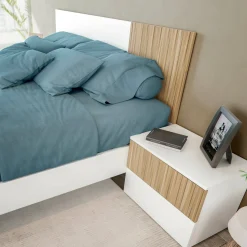 Letti Matrimoniali > Dmora Letto matrimoniale 199x210cm - Fusi Bianco