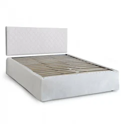 Letto matrimoniale bianco 5x170cm con materasso - Delinda
