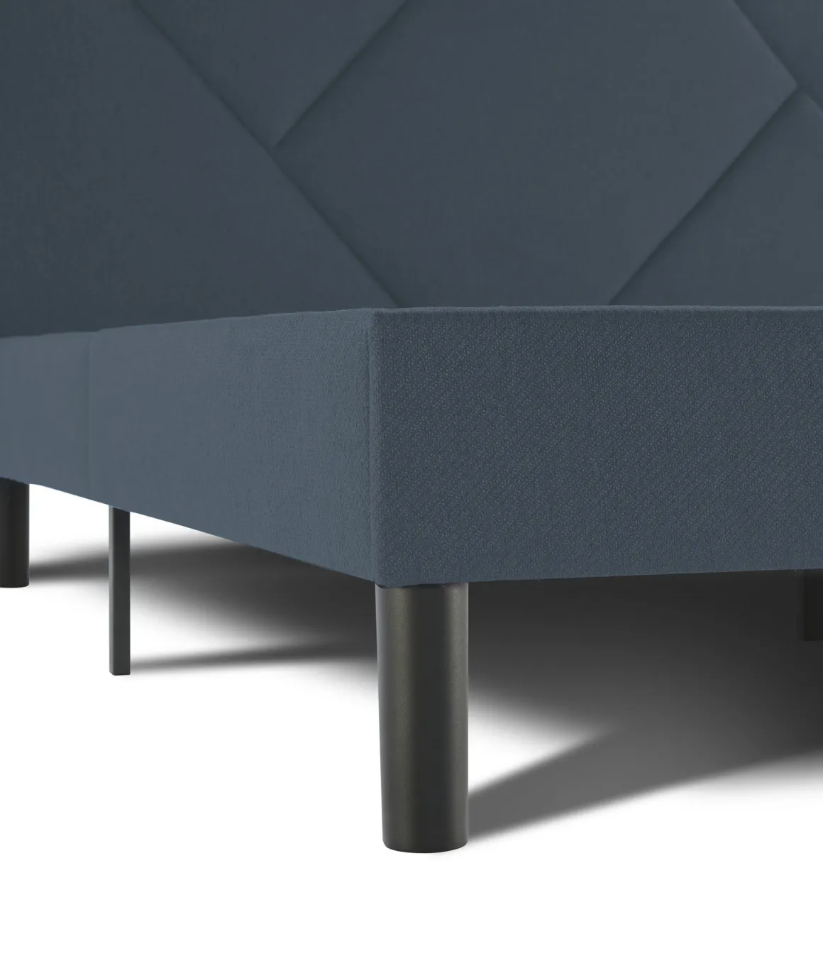 Letto matrimoniale blu 169x204cm imbottito - Morpheus