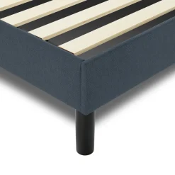 Letto matrimoniale blu 169x204cm imbottito - Morpheus