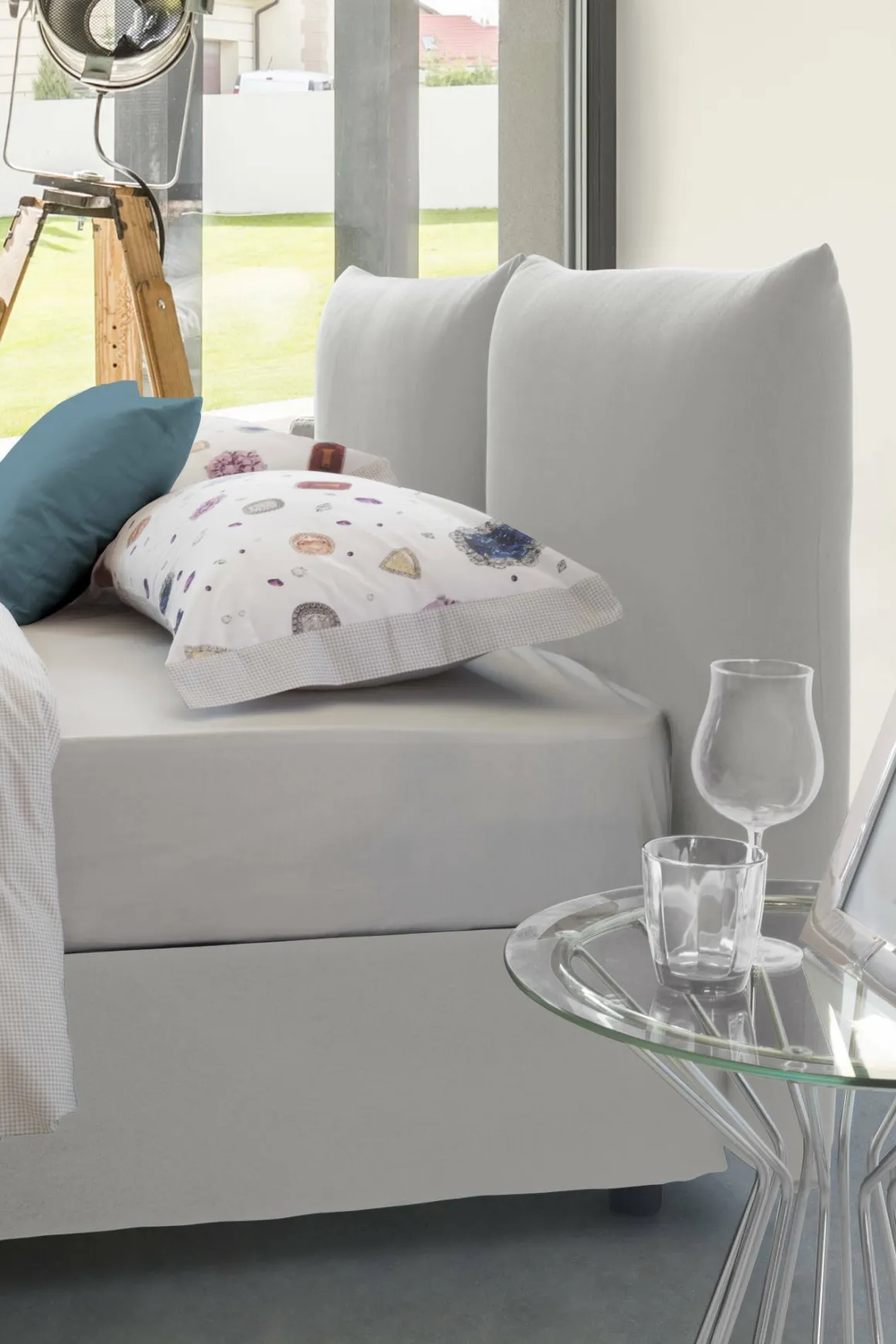 Letti Matrimoniali|Camera Da Letto > Dmora Letto matrimoniale contenitore 190x225cm classico - Aghineo Bianco