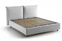 Letti Matrimoniali|Camera Da Letto > Dmora Letto matrimoniale contenitore 190x225cm classico - Aghineo Bianco
