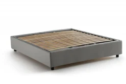Letto matrimoniale contenitore grigio 175x205cm - Annibale