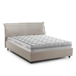 Letto matrimoniale contenitore tortora 175x205cm classico - Amilcare