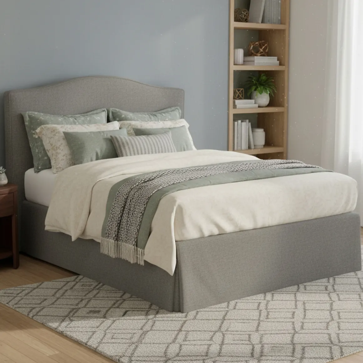 Letti Matrimoniali|Letti Contenitore > Dmora Letto Matrimoniale Sfoderabile Contenitore, Dimensione Materasso 160x200 cm - Argentina Grigio Cenere