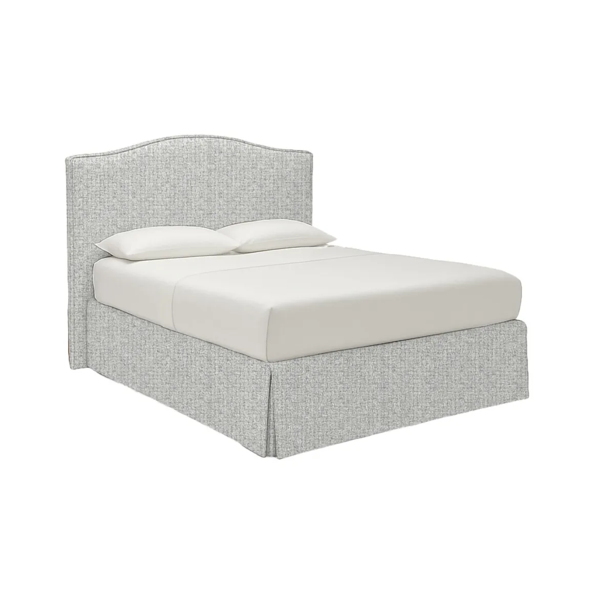 Letto Matrimoniale Grigio Chiaro Sfoderabile Contenitore, Dimensione Materasso 160x190 cm - Turania
