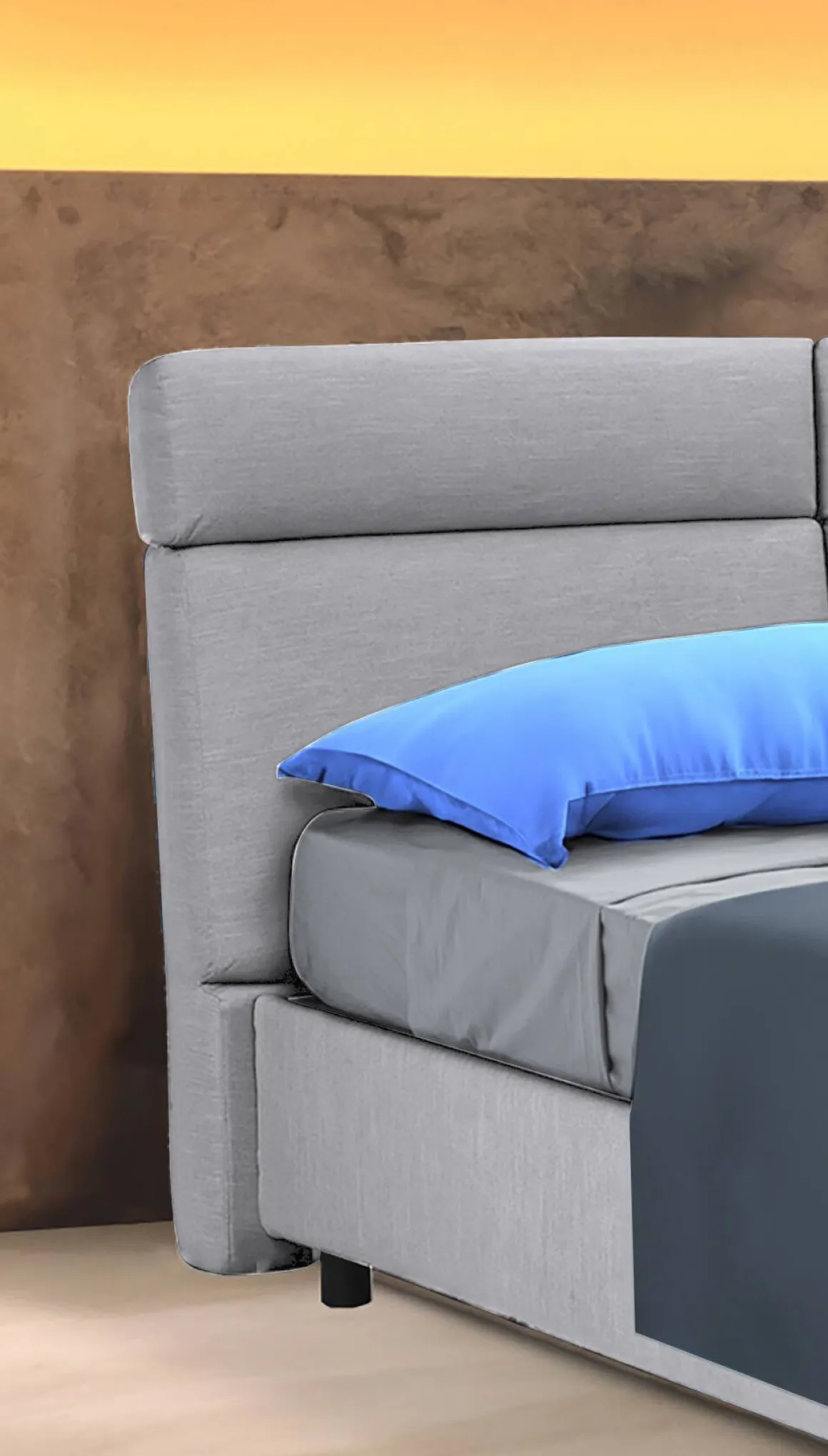 Letti Matrimoniali > Dmora Letto Matrimoniale Materasso Incluso Sfoderabile, Contenitore Made in Italy - Bedero Grigio