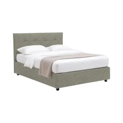 Letti Matrimoniali|Letti Contenitore > Dmora Letto Matrimoniale Sfoderabile Contenitore, Dimensione Materasso 160x190 cm Made in Italy - Fasanella Grigio Sabbia