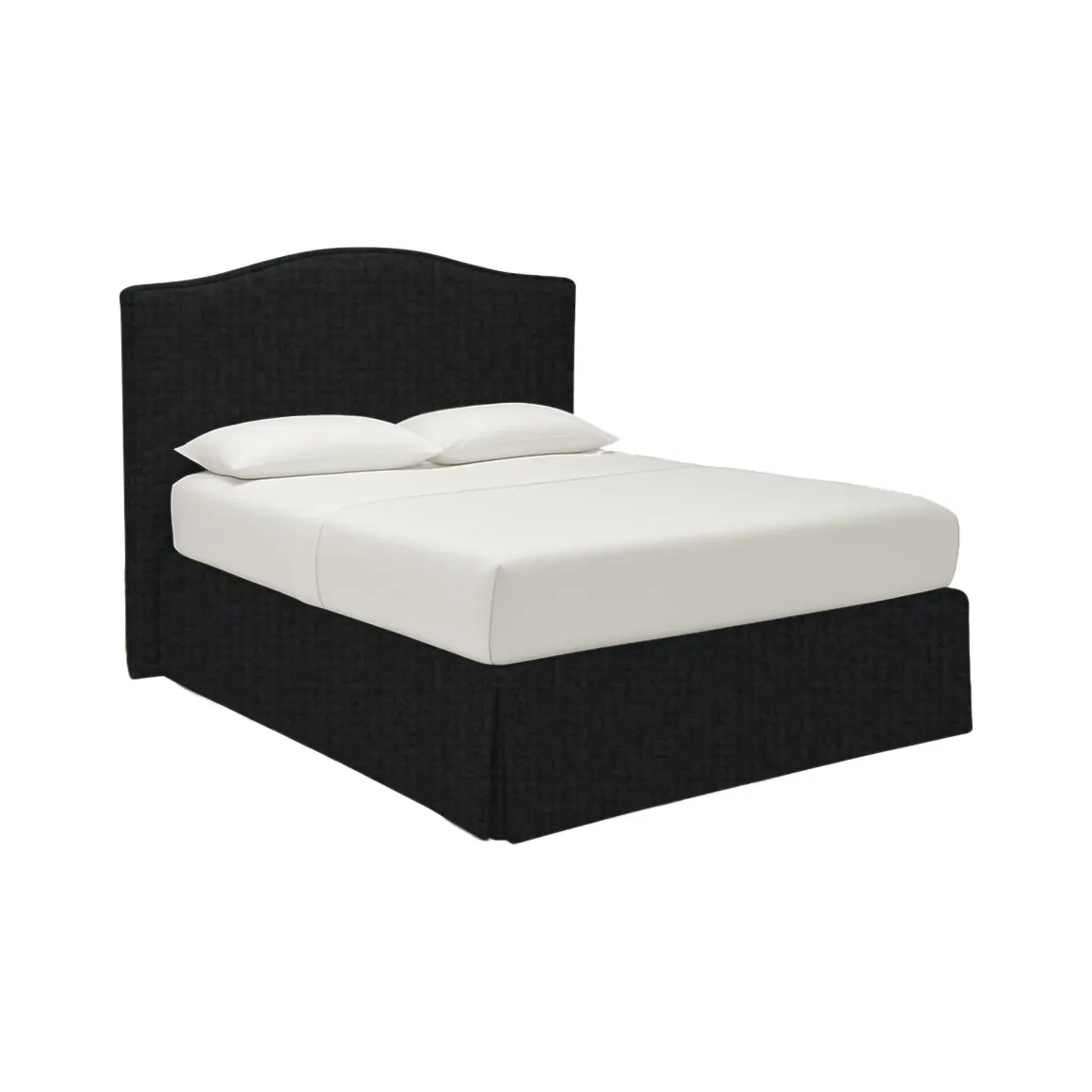 Letto Matrimoniale Grigio Scuro Sfoderabile Contenitore, Dimensione Materasso 160x200 cm - Orgiano