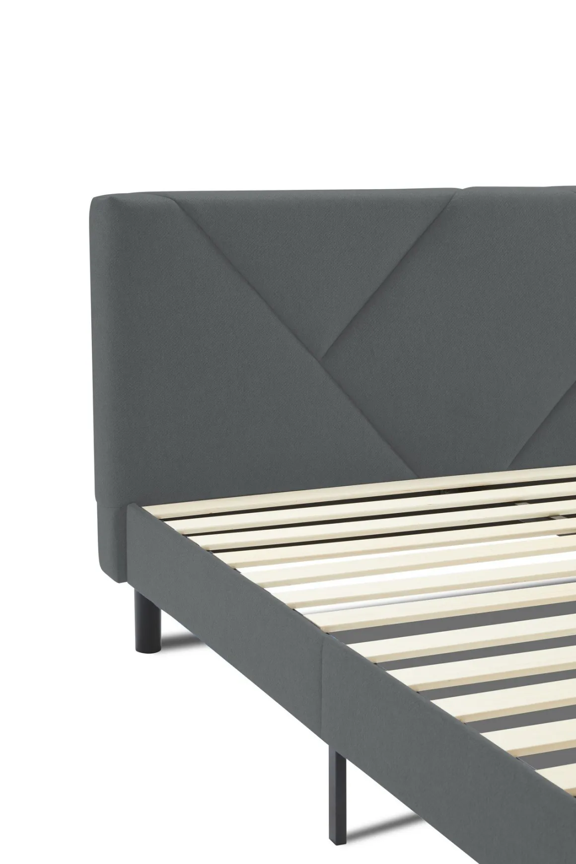 Letti Matrimoniali > Dmora Letto matrimoniale 169x214cm imbottito - Hypnos Grigio