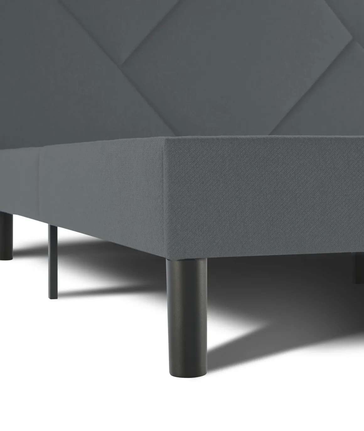Letti Matrimoniali > Dmora Letto matrimoniale 169x214cm imbottito - Hypnos Grigio