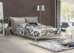 Letti Matrimoniali > Dmora Letto matrimoniale 199x210cm - Fusi Grigio