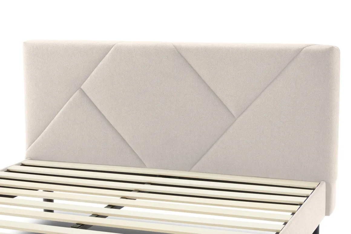 Letto matrimoniale Hypnos, 160x200 cm, Beige