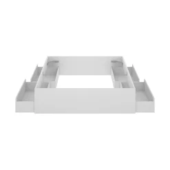 Letto matrimoniale moderno bianco 205x169cm robusto - Ferdie
