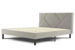 Letti Matrimoniali > Dmora Letto matrimoniale tortora 169x204cm imbottito - Morpheus Grigio