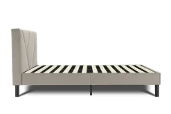 Letti Matrimoniali > Dmora Letto matrimoniale tortora 169x204cm imbottito - Morpheus Grigio