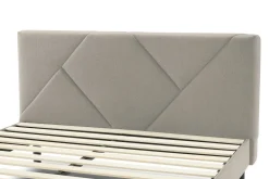 Letti Matrimoniali > Dmora Letto matrimoniale tortora 169x204cm imbottito - Morpheus Grigio