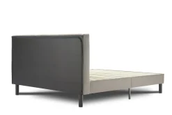 Letti Matrimoniali > Dmora Letto matrimoniale tortora 169x204cm imbottito - Morpheus Grigio