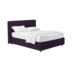 Letto Matrimoniale Viola Sfoderabile Contenitore, Dimensione Materasso 160x190 cm - Fasanella