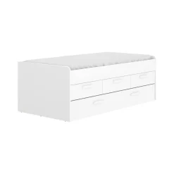 Cameretta|Letti Estraibili > Dmora Letto per bambini 4 cassetti 194x95cm - Aftro Bianco