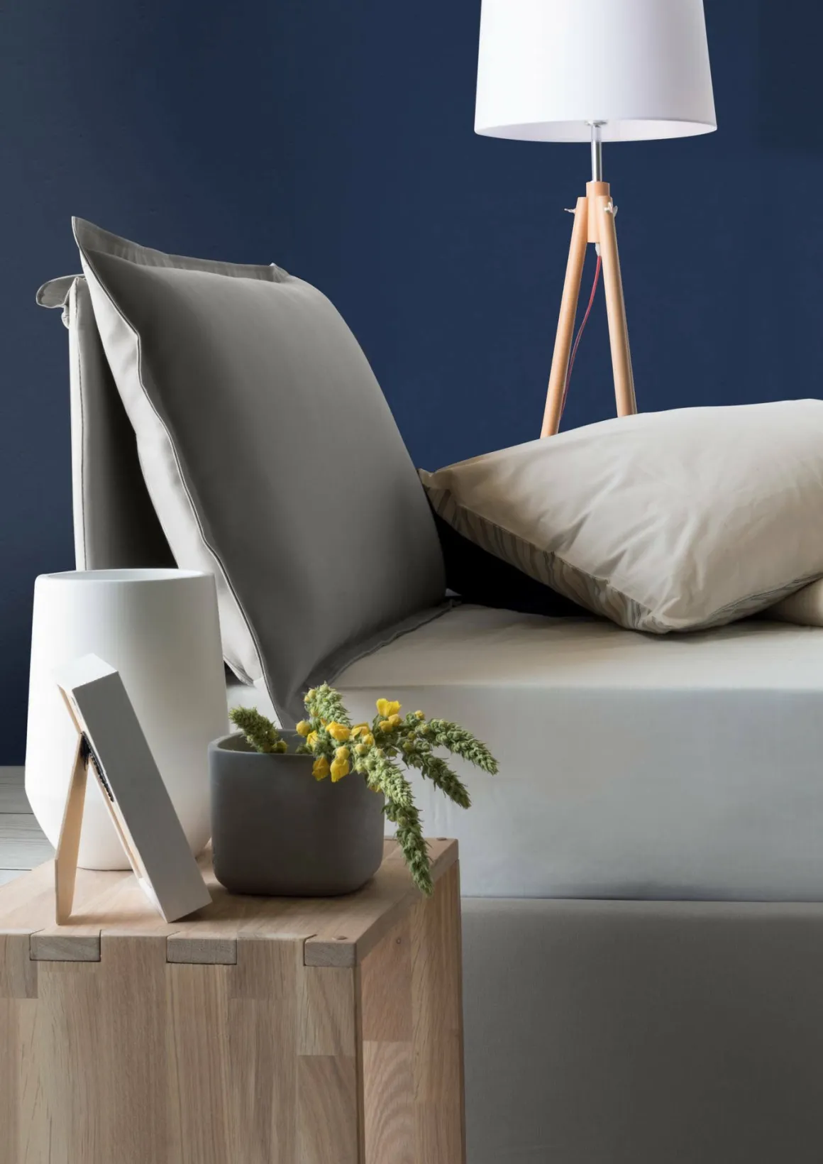 Letto 1 piazza contenitore grigio 95x205cm comfort - Aphrodite