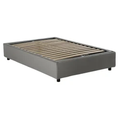 Letto piazza e mezza Abici, con materasso Cm 120x200 incluso, Grigio