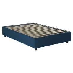 Letti Piazza E Mezza|Letti Contenitore > Dmora Letto piazza e mezza Aftis, con materasso Cm 120x190 incluso, Grigio