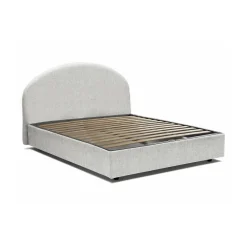 Letti Piazza E Mezza|Letti Contenitore > Dmora Letto piazza e mezza Akis, adatto per materasso Cm 120x190, Bianco