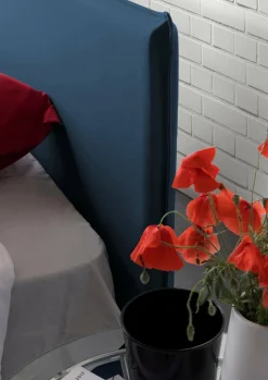 Letti Piazza E Mezza|Letti Piazza E Mezza > Dmora Letto piazza e mezza Alvino, con materasso Cm 120x200 incluso, Grigio
