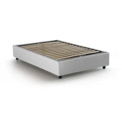 Letto piazza e mezza Andla, adatto per materasso Cm 120x200, Bianco