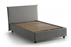 Letto piazza e mezza Anissa, adatto per materasso Cm 120x200, Grigio