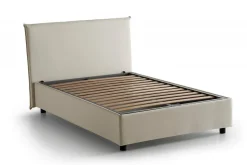 Letto piazza e mezza Anyta, adatto per materasso Cm 120x190, Beige