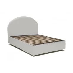 Letti Piazza E Mezza|Letti Contenitore > Dmora Letto piazza e mezza Aquanette, adatto per materasso Cm 120x190, Tortora Grigio Tortora