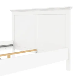 Letti Piazza E Mezza|Letti Piazza E Mezza > Dmora Letto piazza e mezza Armungia, 172x213 h110 cm, Bianco