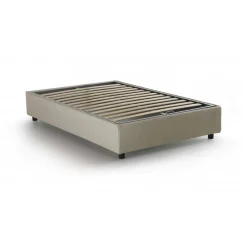 Letti Piazza E Mezza|Letti Contenitore > Dmora Letto piazza e mezza Asid, adatto per materasso Cm 120x190, Beige